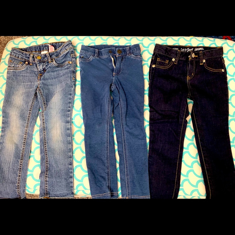 4T comfy, cute & cool Jean pants for girls! Keep styling!